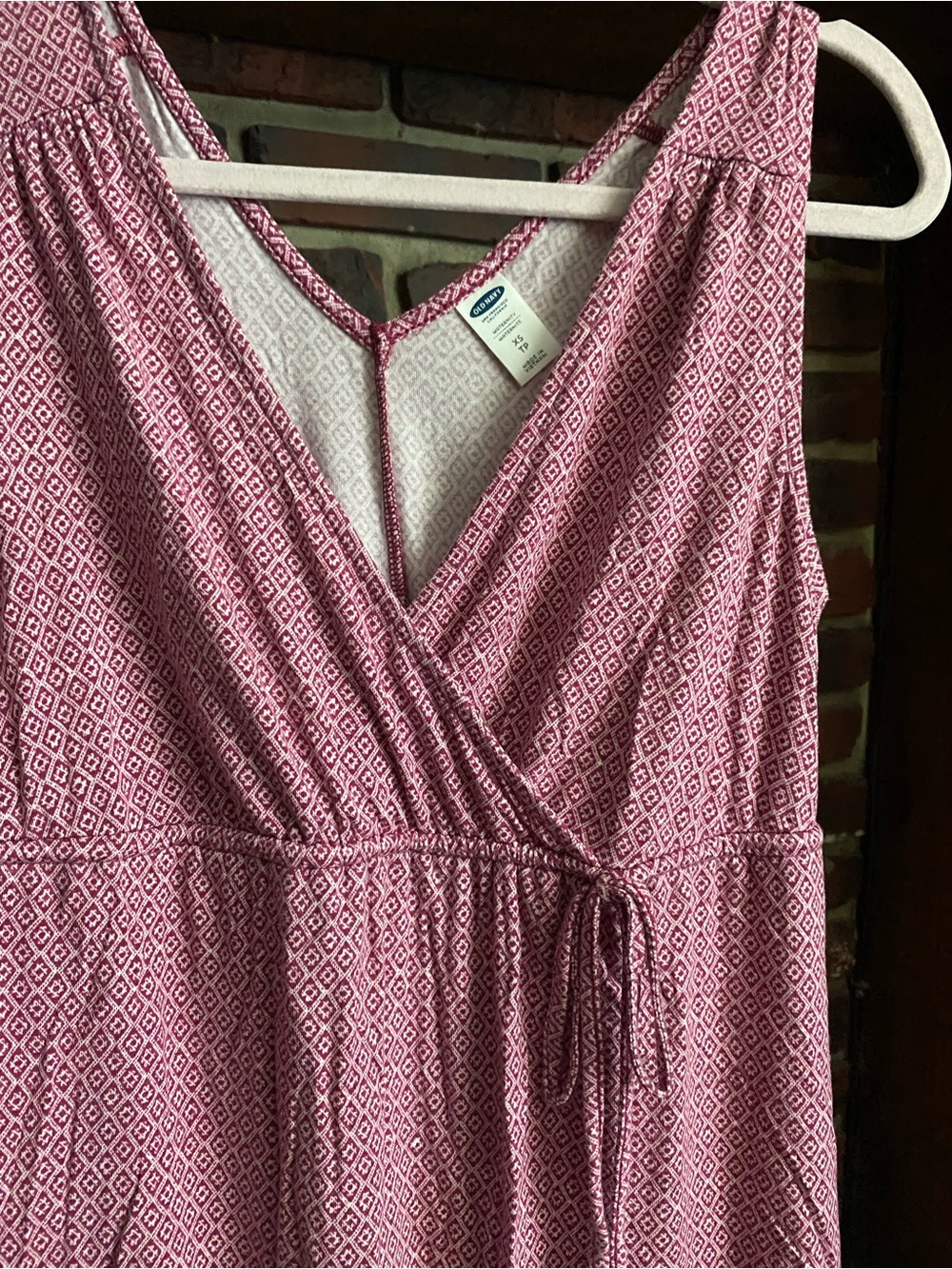 Old Navy Pink Maternity Maxi Dress